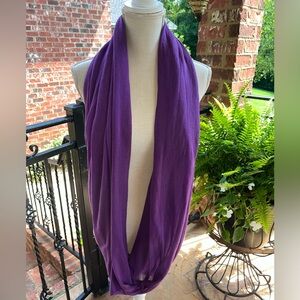 Veond Knit V- Winter Scarf Women's Purple Neck Infinity